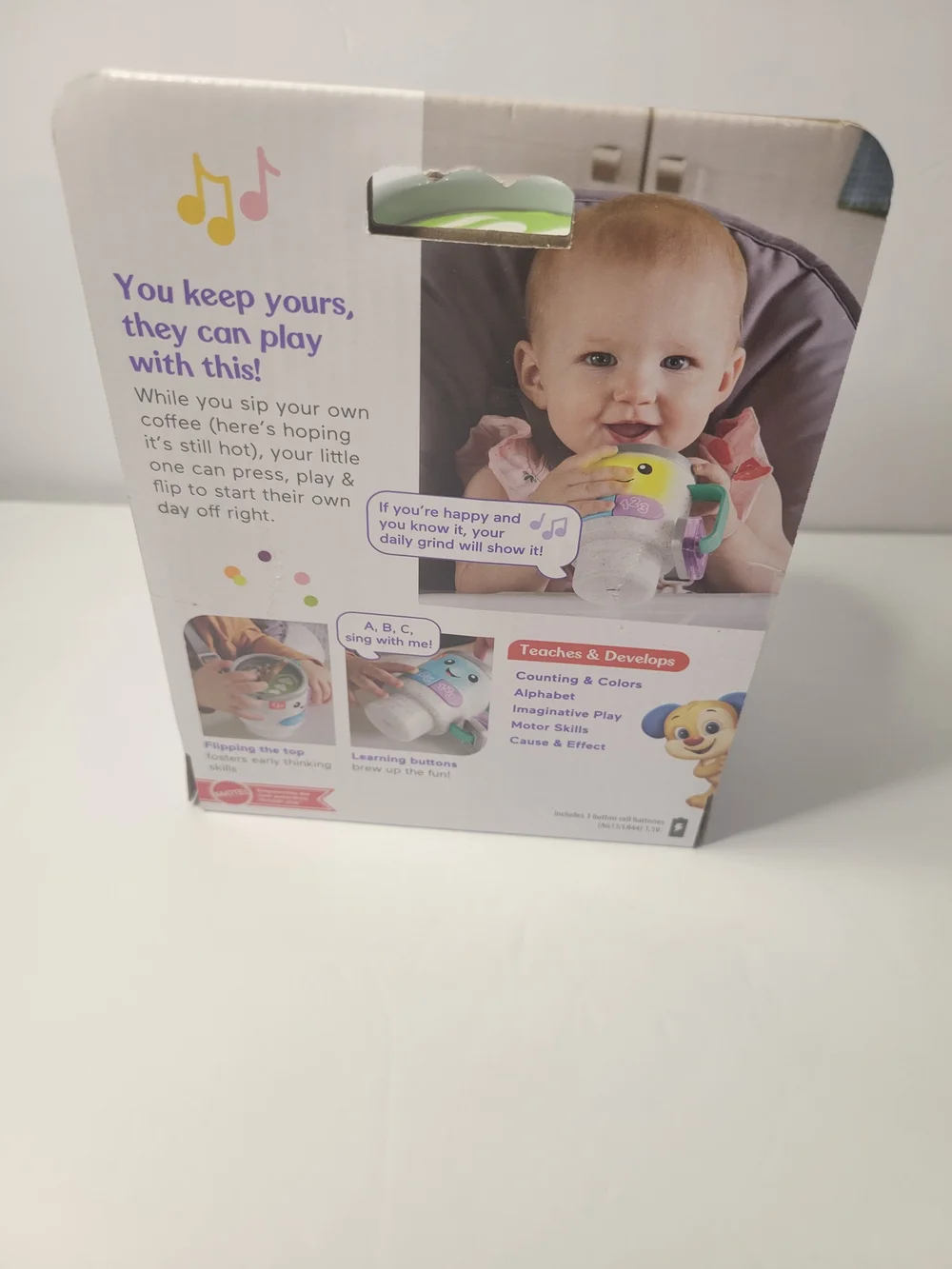 Fisher-Price looks colors hands